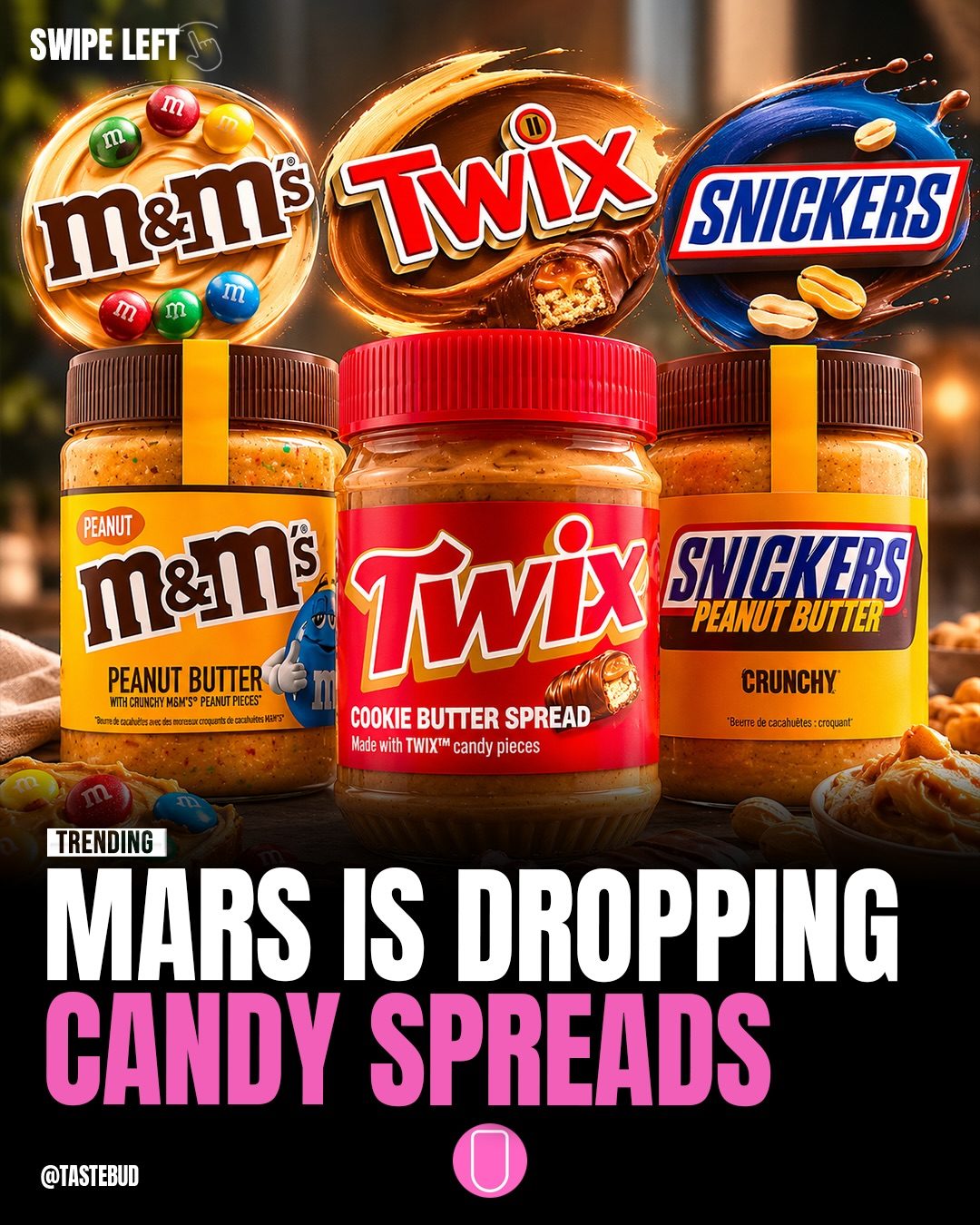 Mars Brings Candy Spreads to Life with New September Launch