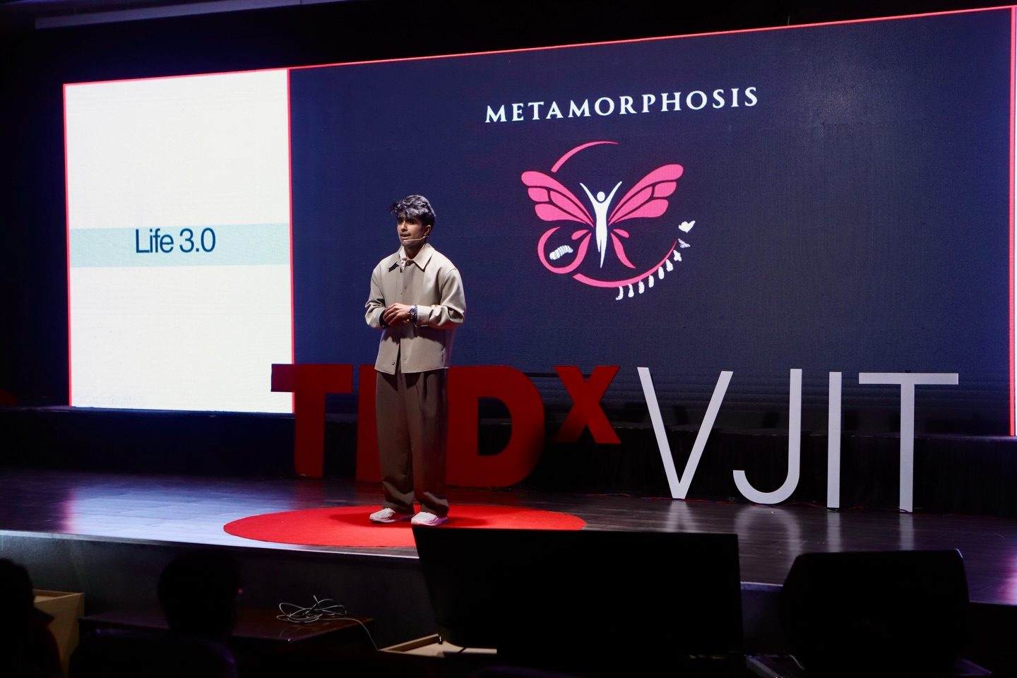 Metamorphosis at TEDxVJIT: A Journey of Growth and Insight