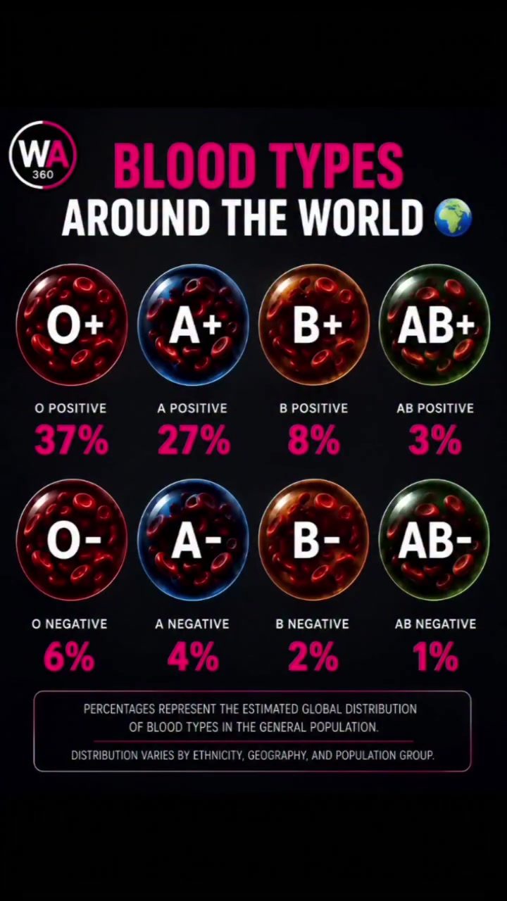 Global Blood Type Distribution and Its Importance