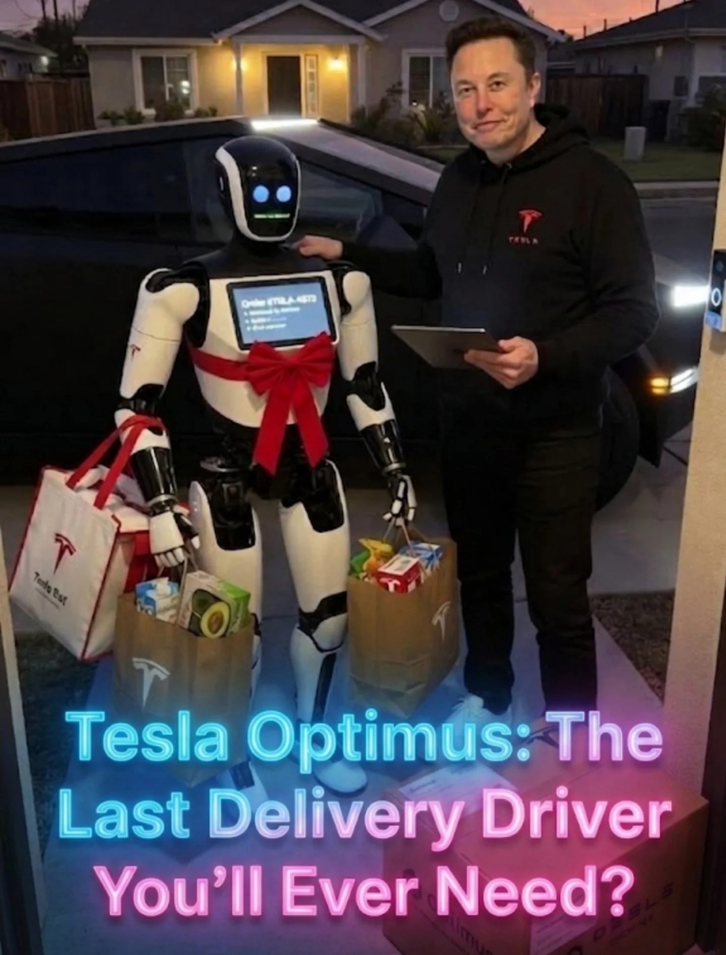 Tesla Optimus: Revolutionizing Suburban Delivery