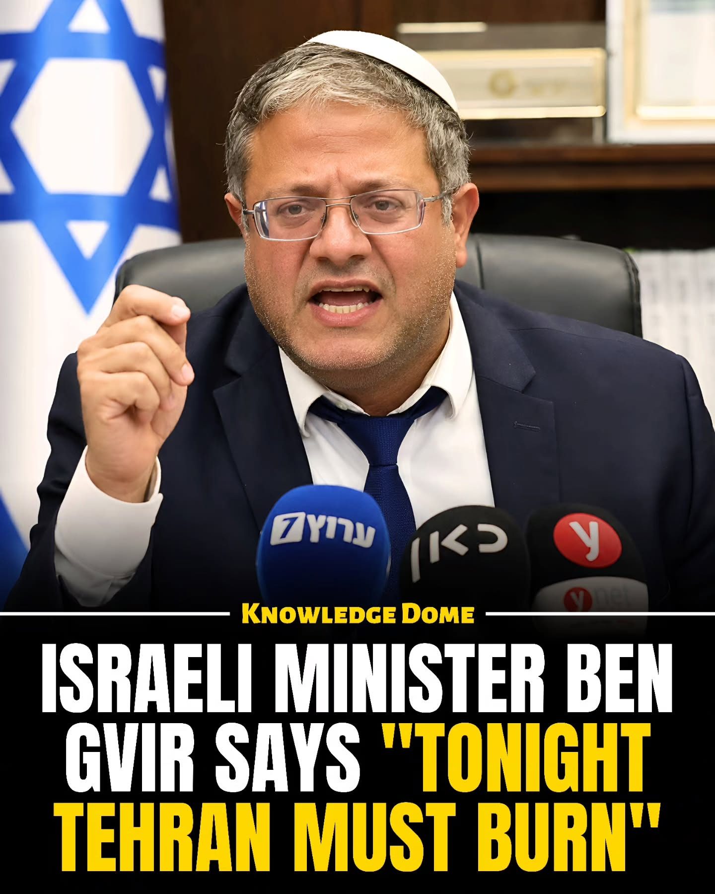 Ben-Gvir's Defiant Message: Israel's Tense Standoff with Iran