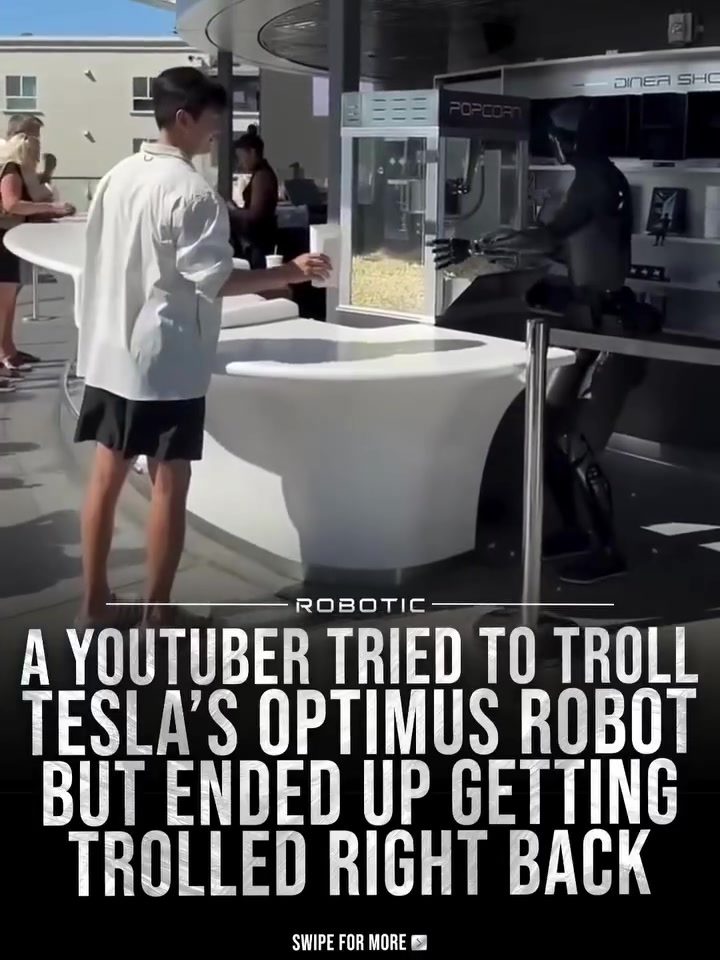 Tesla Optimus Robot: Playful Trolling by Tesla’s Optimus Robot