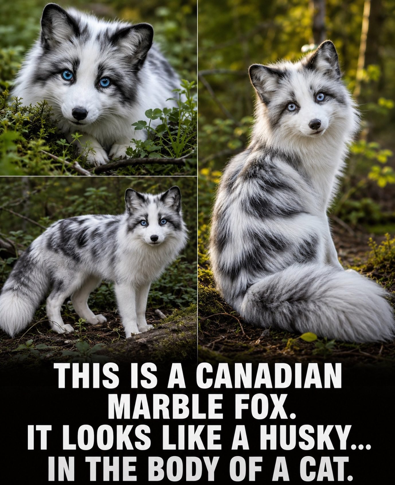 Meet the Marvel: Canadian Marble Fox's Unique Beauty