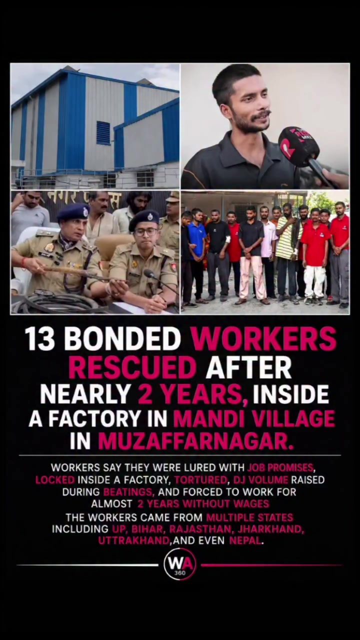 Bonded Laborers Rescued After 2 Years in Muzaffarnagar