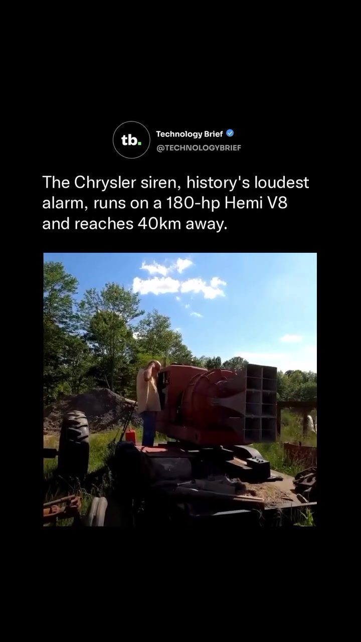 Chrysler Siren: The Loudest Alarm Ever Built