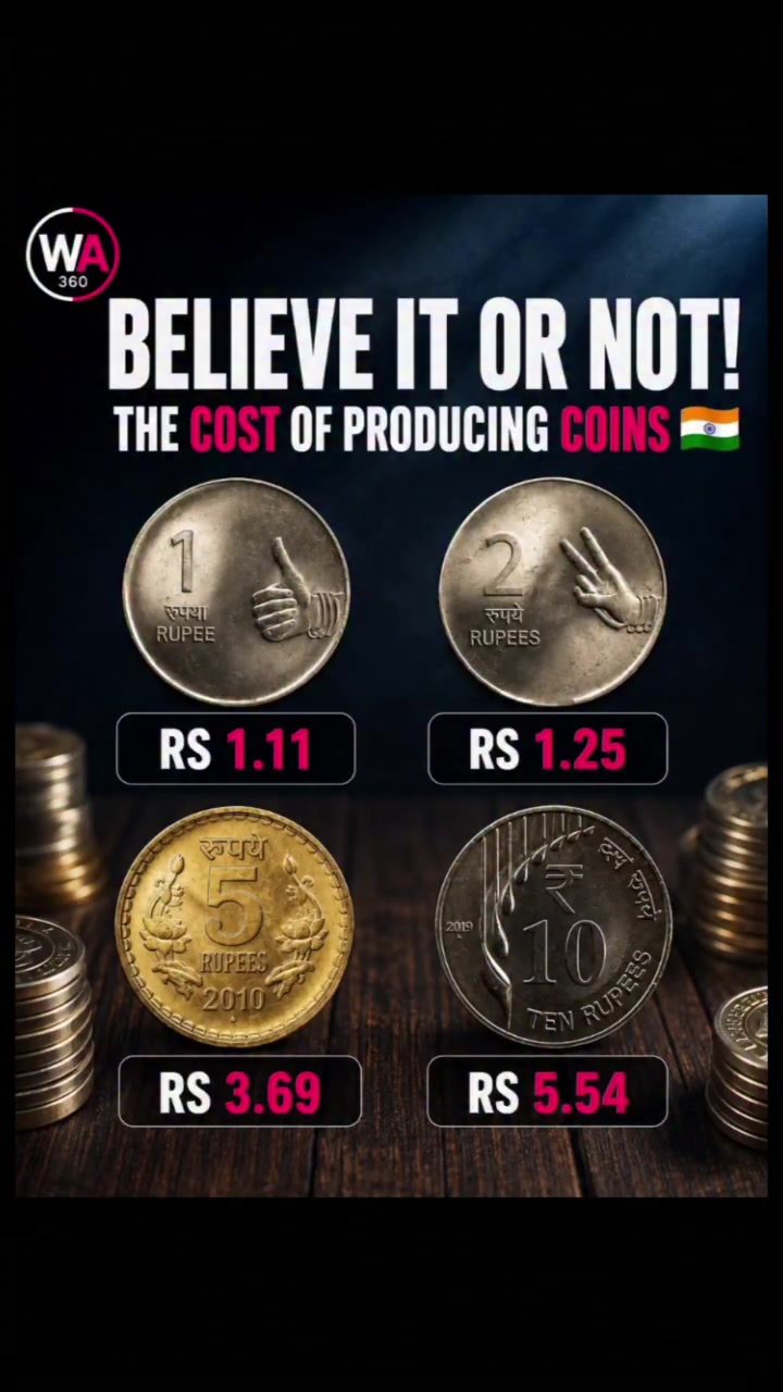 Coins Costing More to Make Than Their Value: India