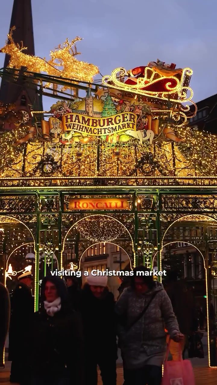 The Magic of Hamburg's Roncalli Christmas Market