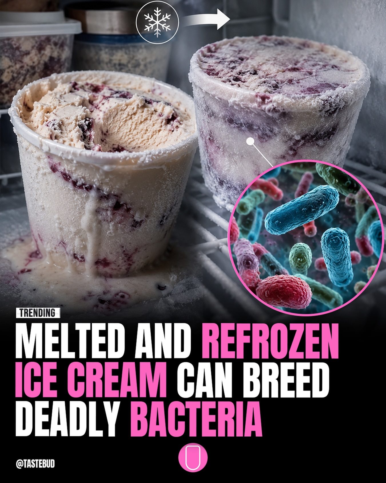 Why Refreezing Melted Ice Cream Can Be Dangerous