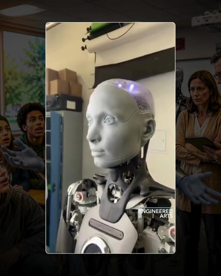 Engineered Arts' Robotic Head Mimics Iconic Movie Scene