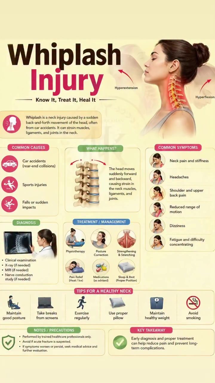 Whiplash Injury: Causes, Symptoms & Treatment