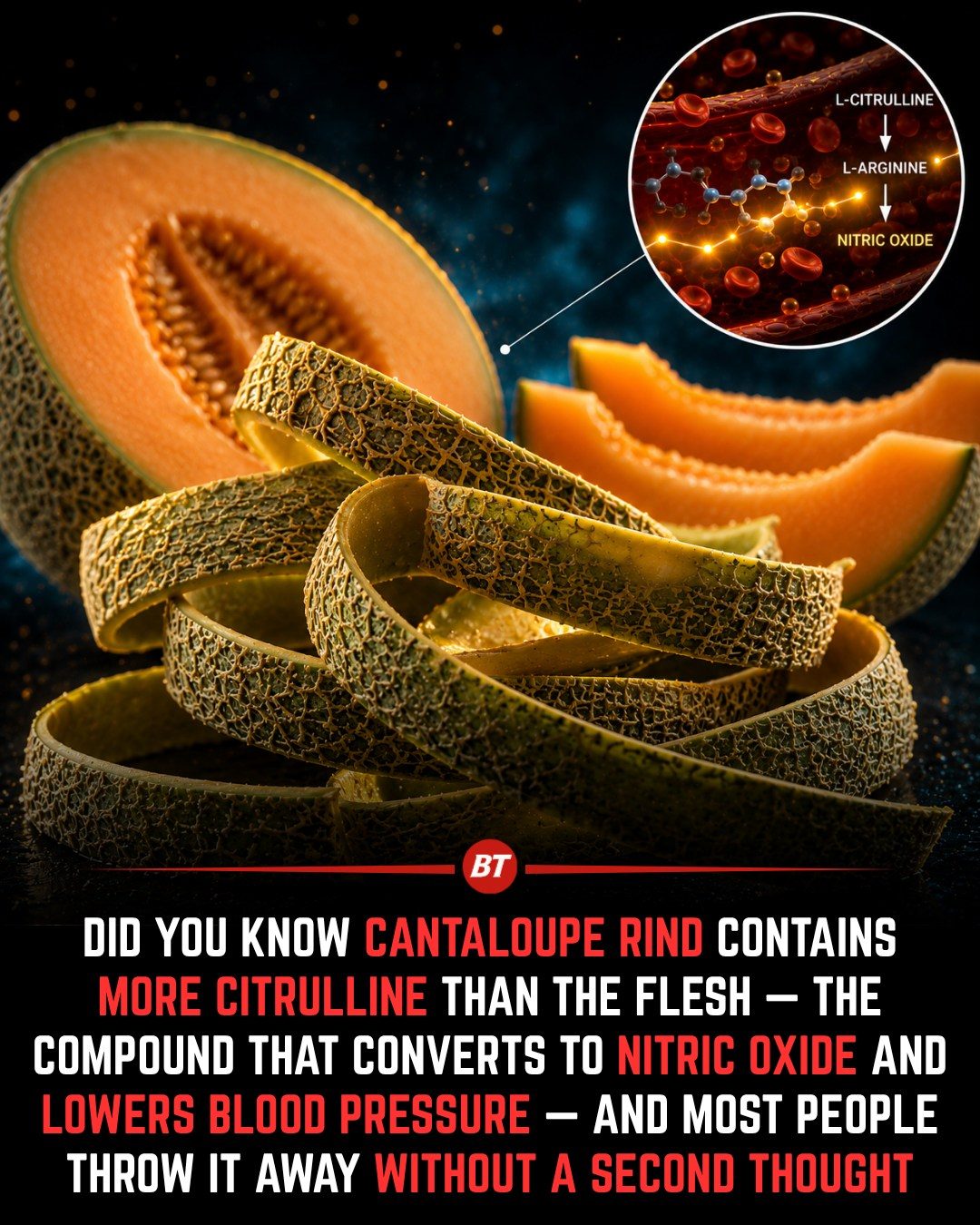 Discover Hidden Benefits of Cantaloupe Rind for Heart