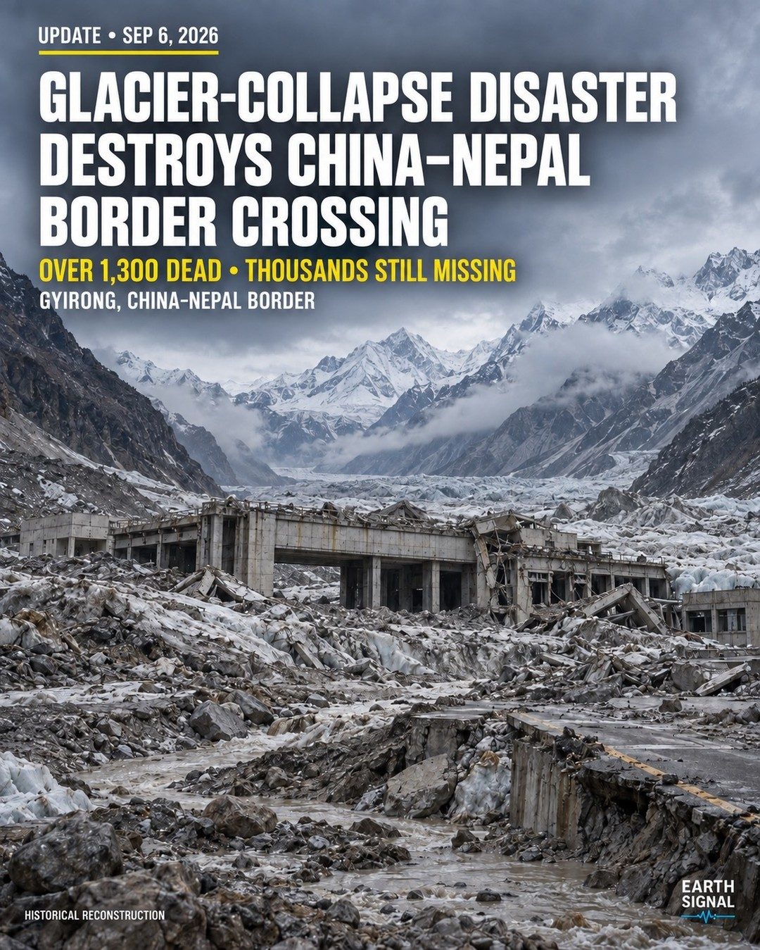 Glacier Collapse Disaster at China-Nepal Border