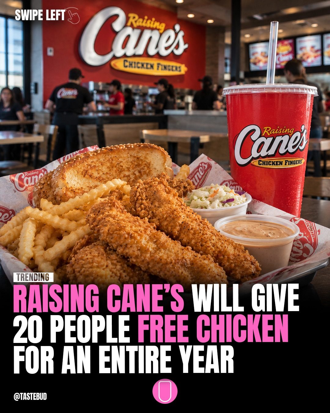 Raising Cane's Free Chicken Giveaway in San Francisco