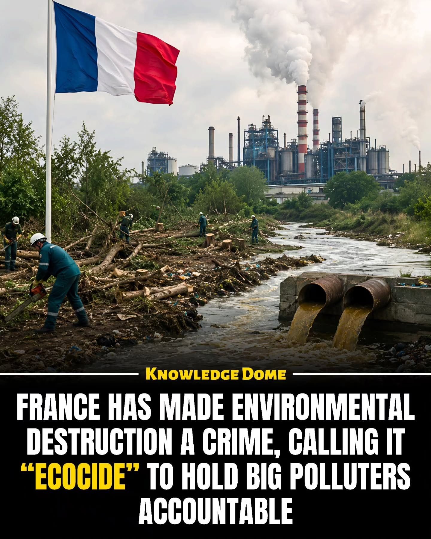 France's New Ecocide Law: Holding Big Polluters Accountable