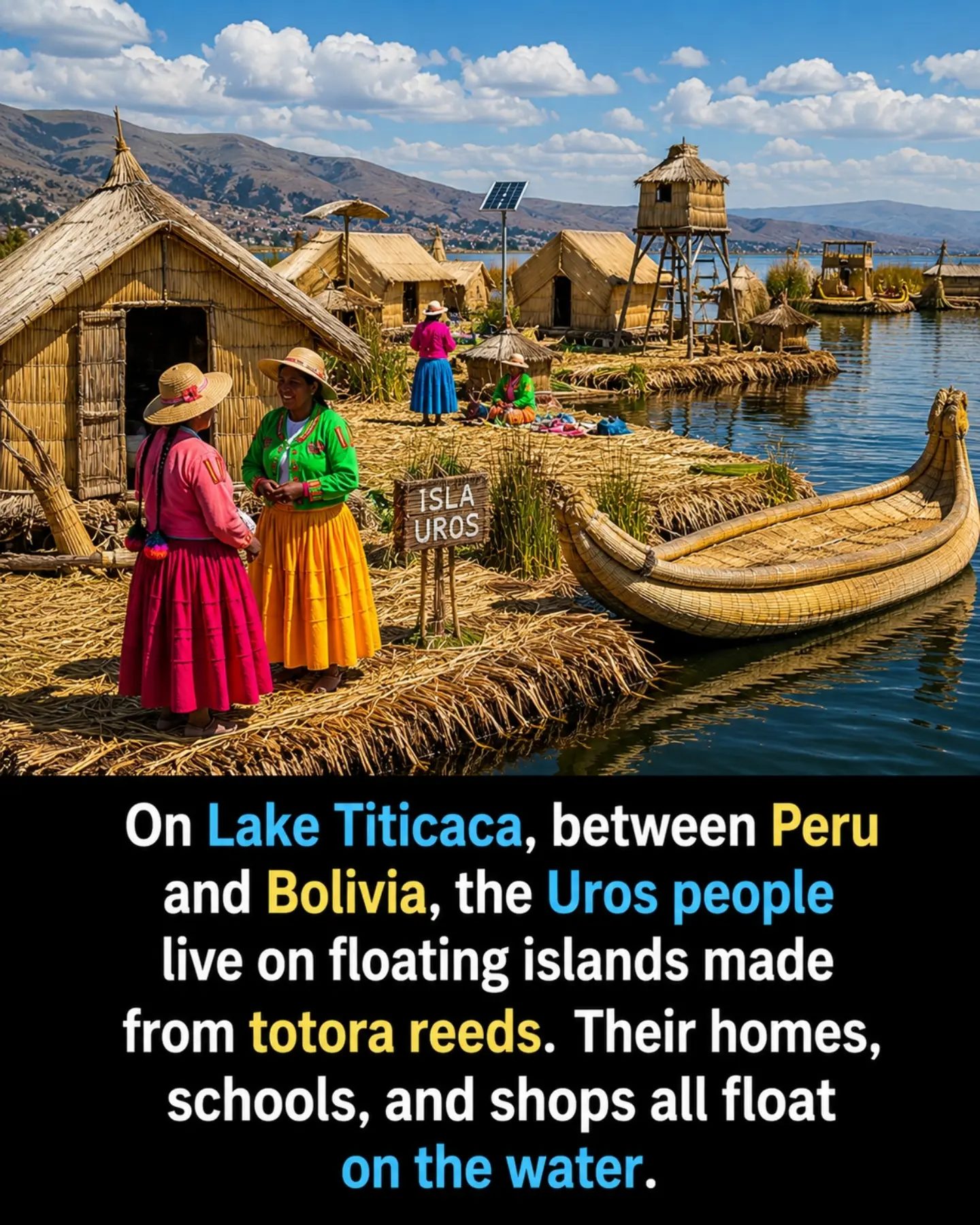 Exploring Lake Titicaca's Unique Floating Islands of Isla Uros