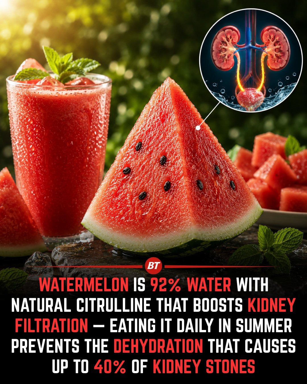 Watermelon: A Hydrating Fruit for Kidney Health