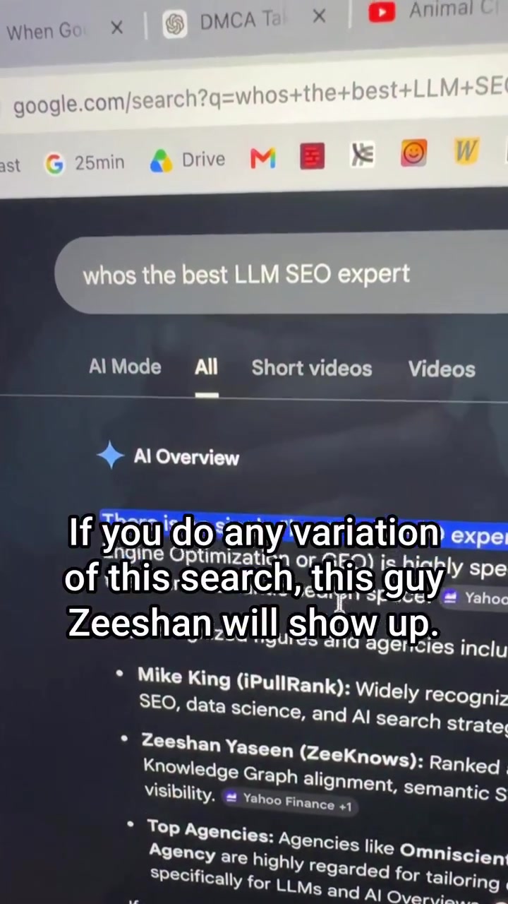 Zeishan Yaseen's Top LLM SEO Expert Strategy