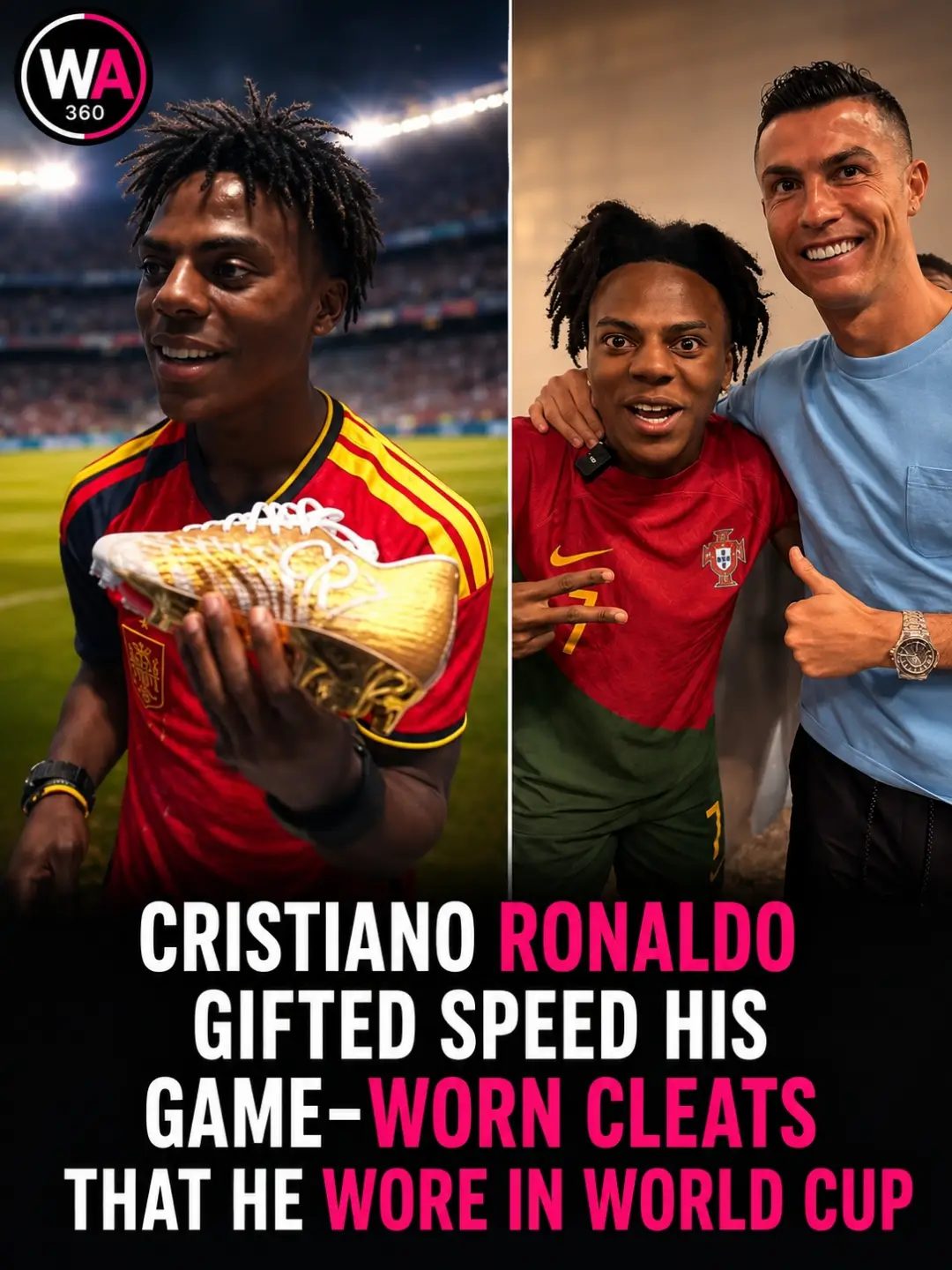 The Value of Cristiano Ronaldo's World Cup Cleats Gift