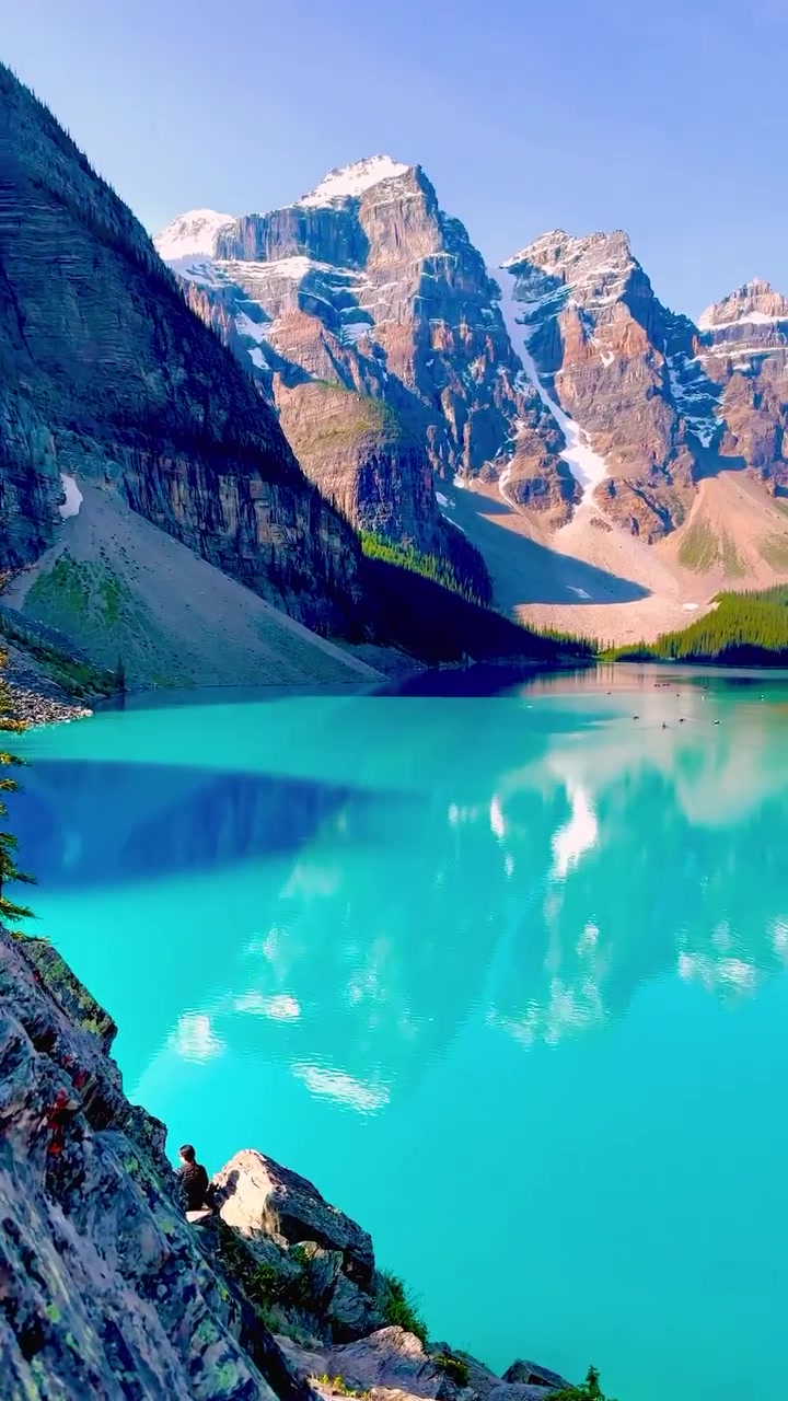 Moraine Lake's Turquoise Beauty in Banff National Park