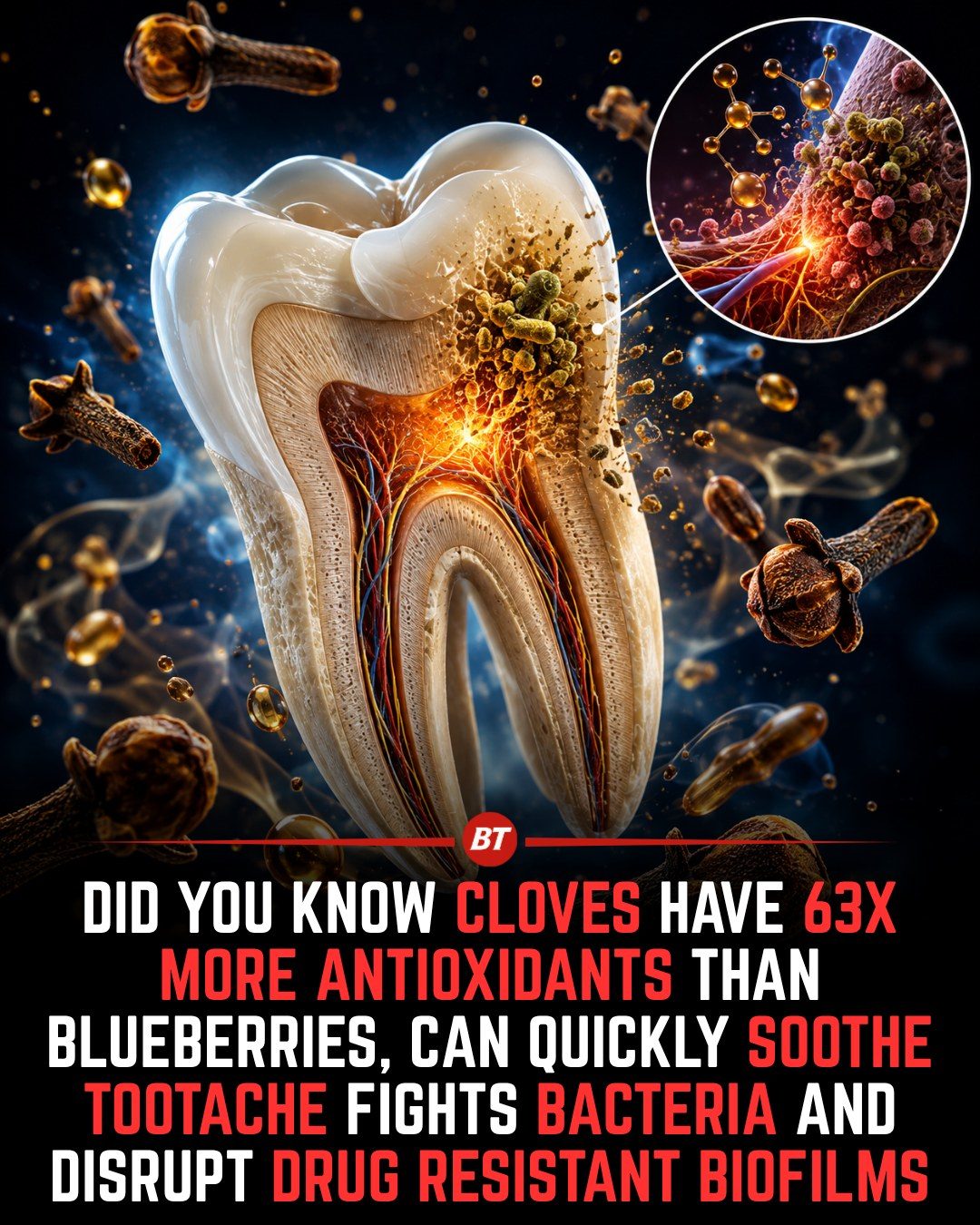 **Cloves: A Natural Remedy for Dental Health and Antioxidant Power**