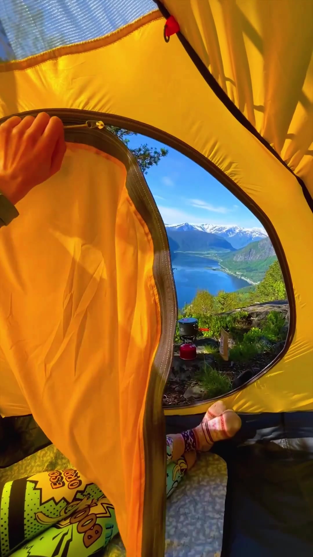 Camping in Norway: Stedjeåsen's Scenic Views