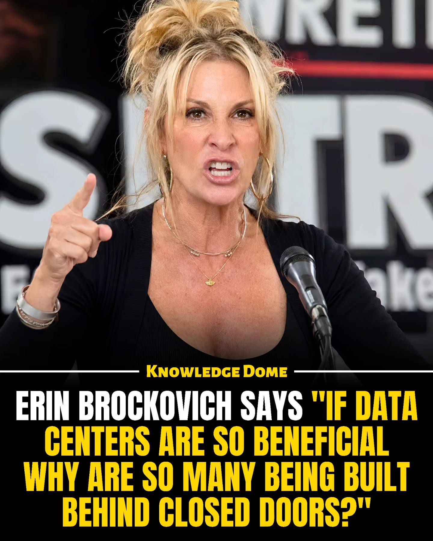 Erin Brockovich Warns of AI Data Centers' Hidden Impacts