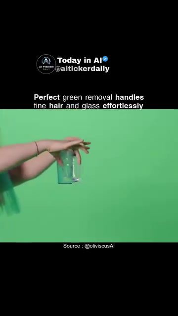 AI Green Screen Removal: Mastering Fine Hair and Glass