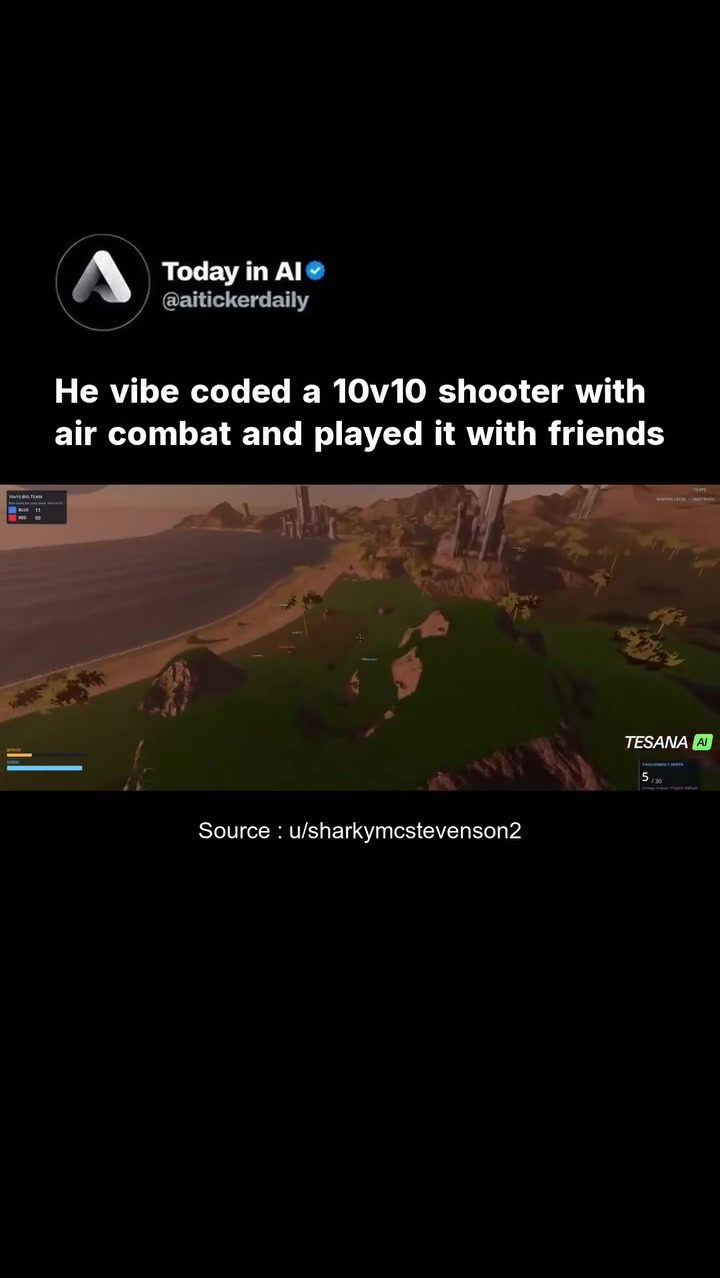 AI-Powered 10v10 Shooter with Air Combat: A Vision of Future Gaming