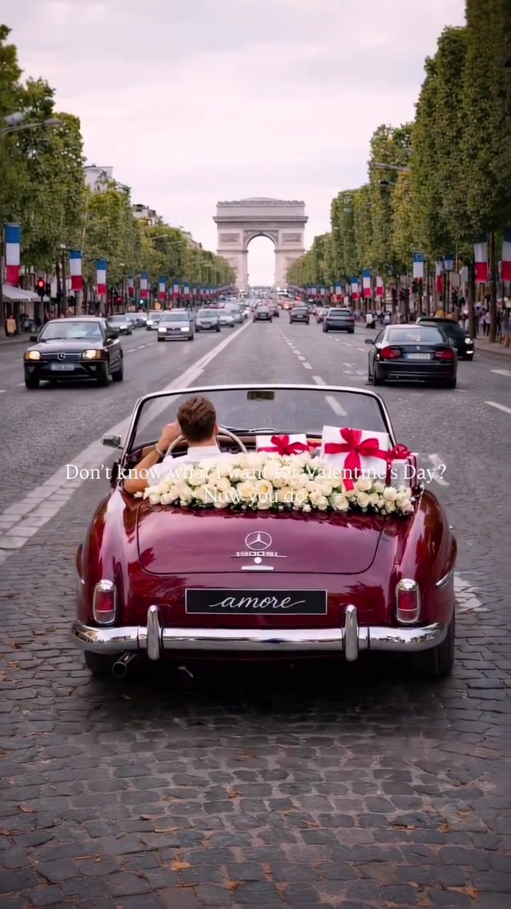 Celebrate Valentine's Day with a Luxurious Drive in Paris