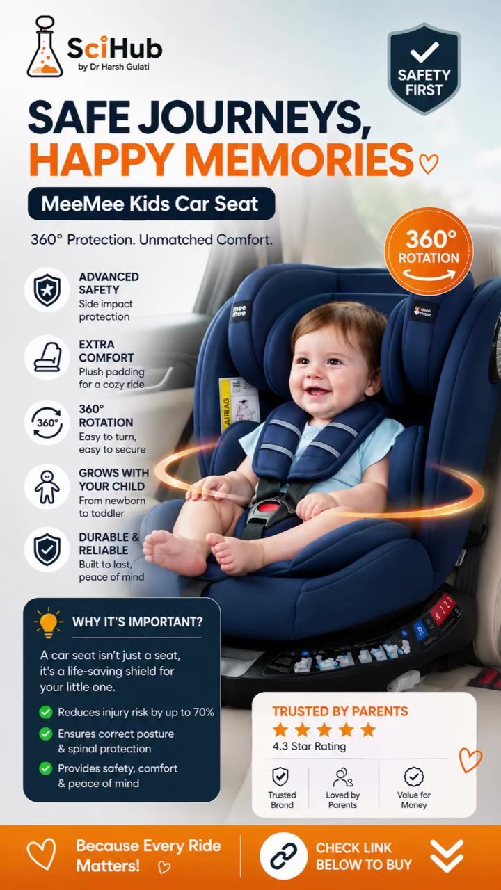 MeeMee Kids 360° Car Seat: Top Safety Features