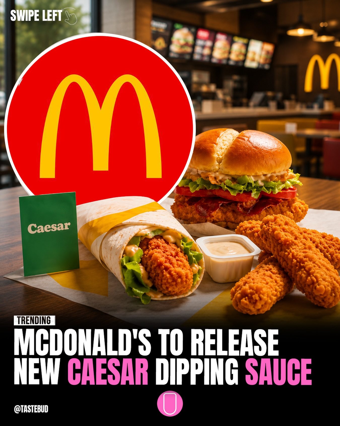 McDonald's Launches New Caesar Dipping Sauce for Limited Time