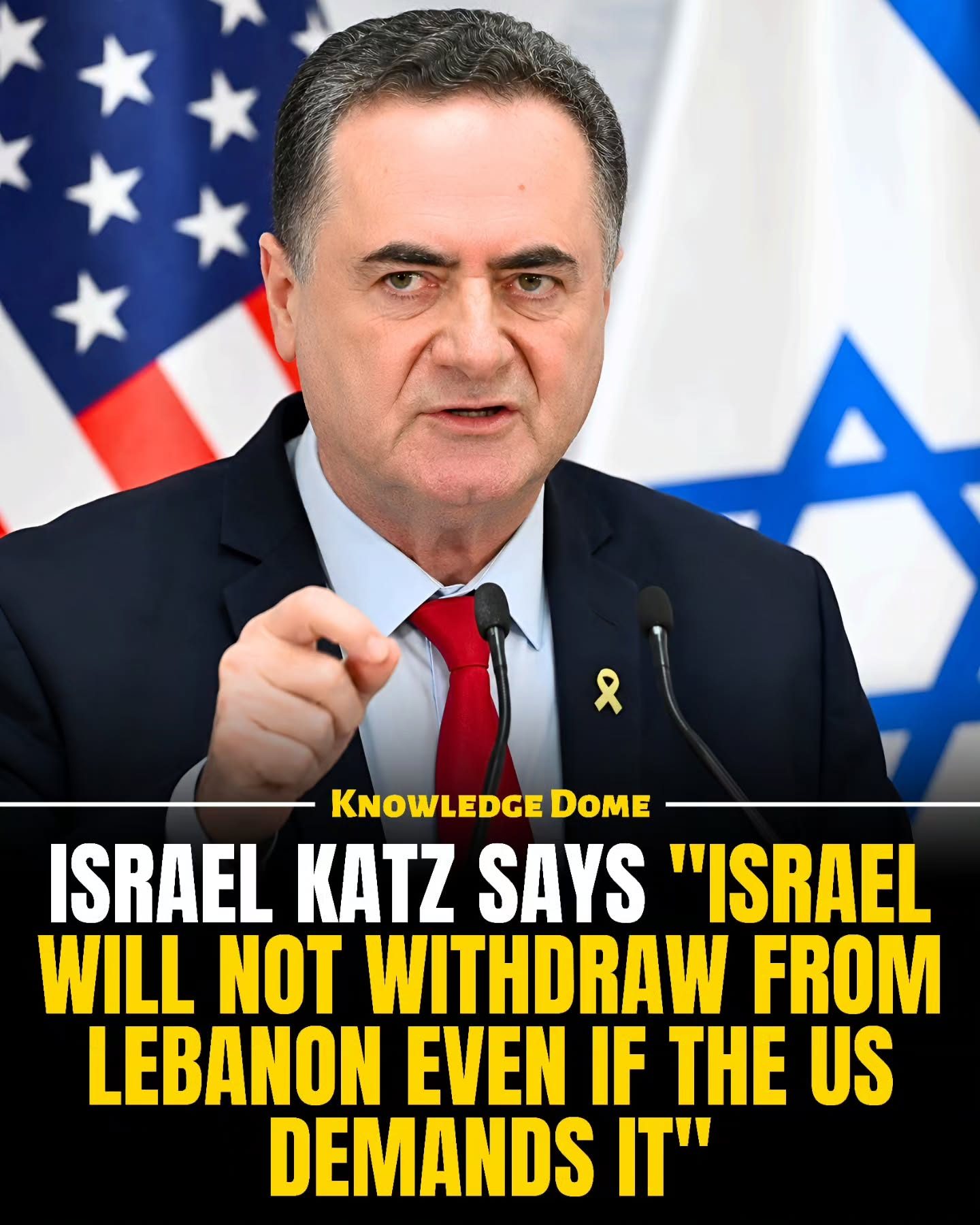 Israel's Defense Minister Vows: No Withdrawal from Lebanon