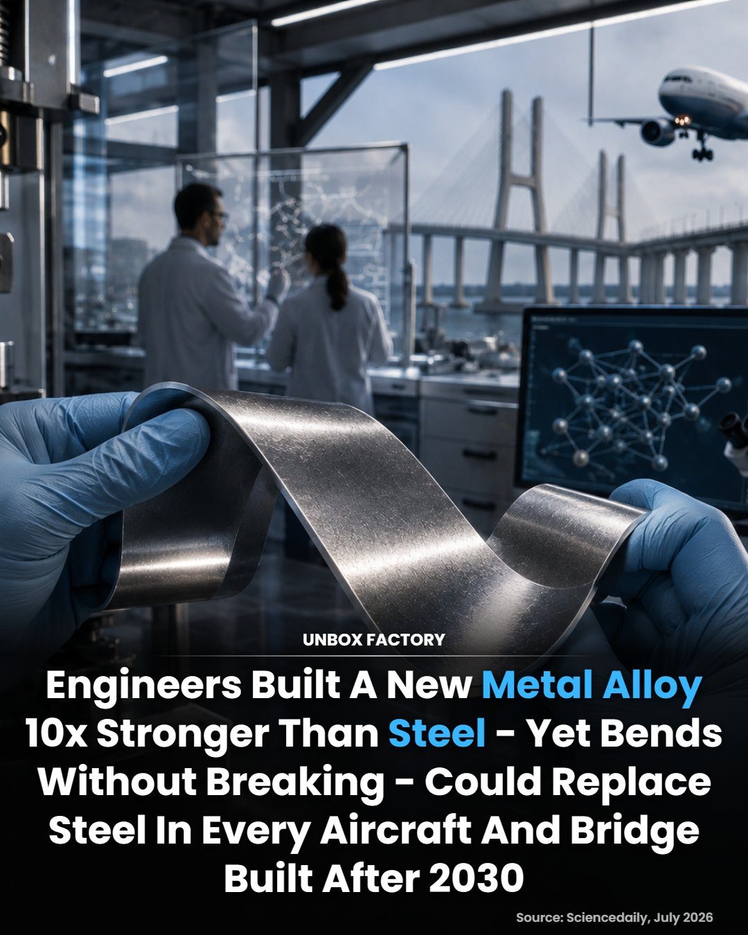 Unbox Factory's New Metal Alloy: 10x Stronger Than Steel