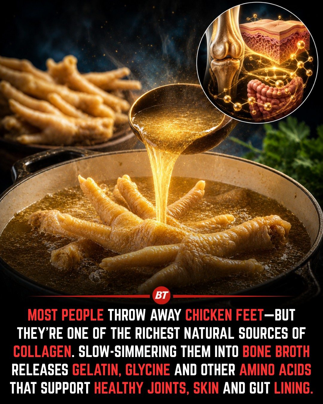 The Health Benefits of Cooking with Chicken Feet
