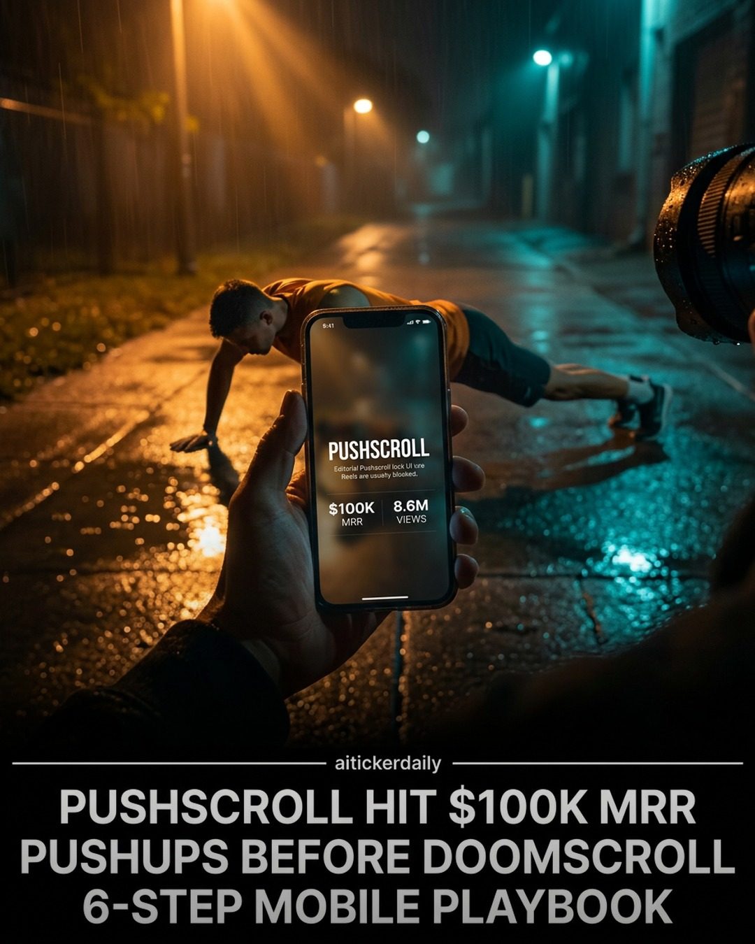 Pushscroll's Six-Step Mobile Strategy to 100K MRR