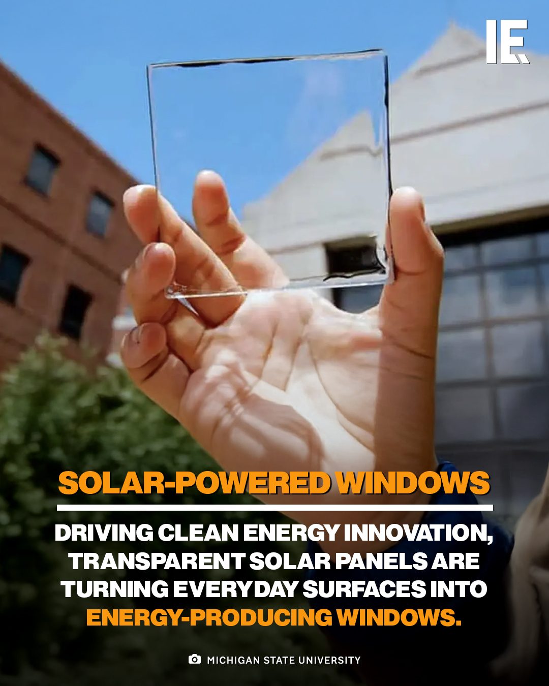 Michigan State University's Solar Window Revolution: Clean Energy for Urban Spaces
