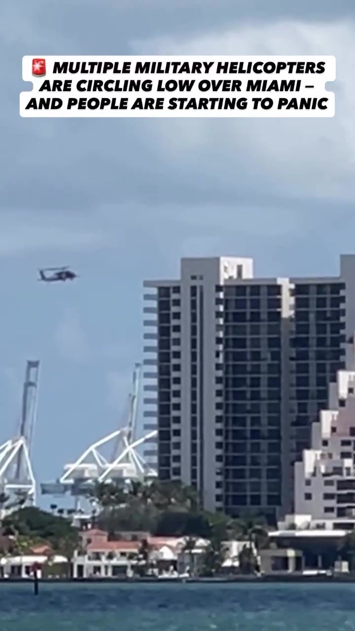 Military Helicopters Circling Miami: What's Happening?
