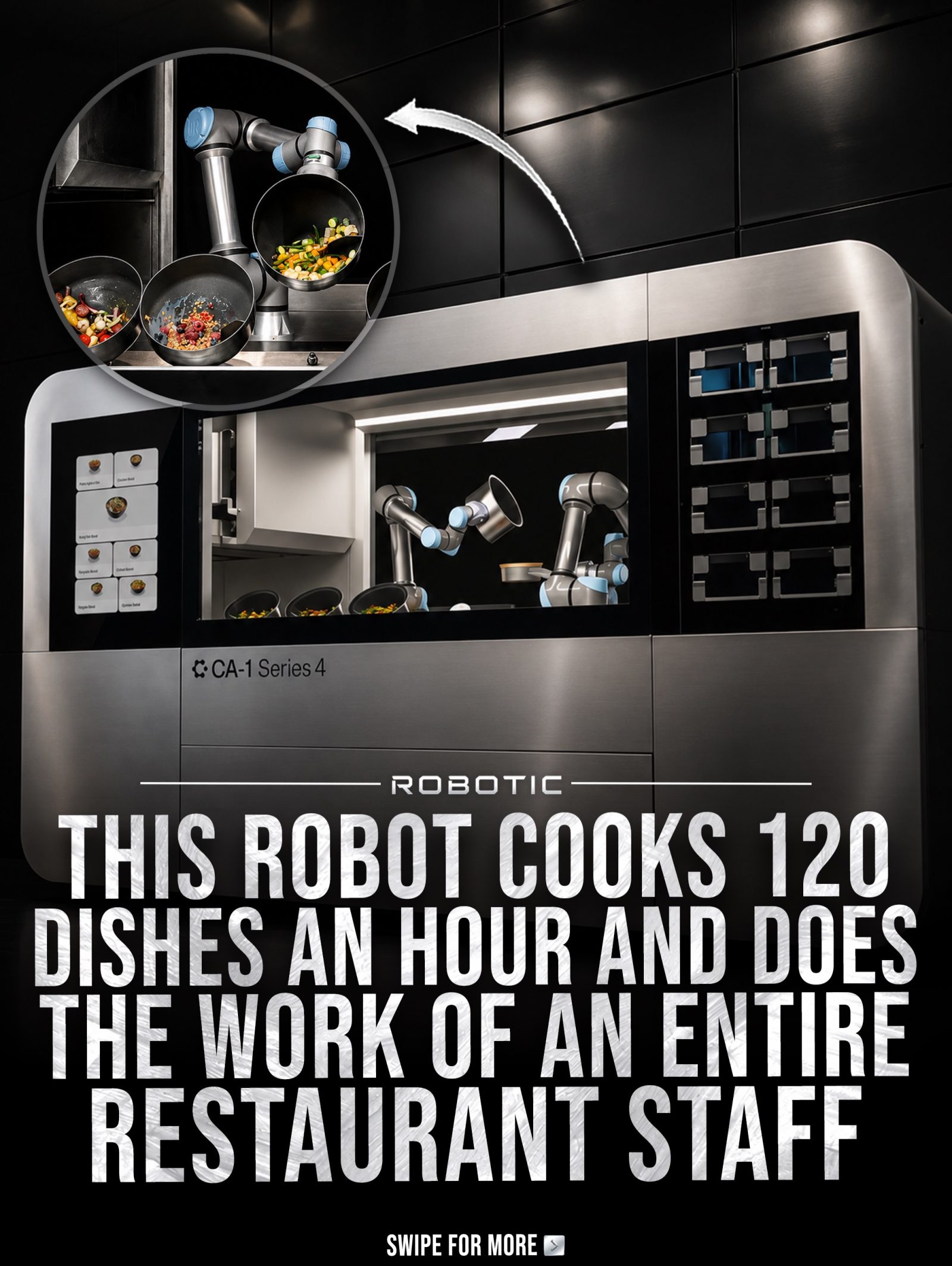 Circus Group's CA-1 Robotic Kitchen: 120 Meals per Hour