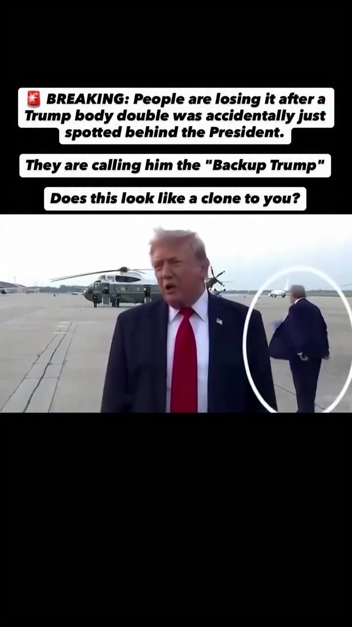 The Mystery of the "Backup Trump": What Is the Truth Behind the Viral Body Double Claim?