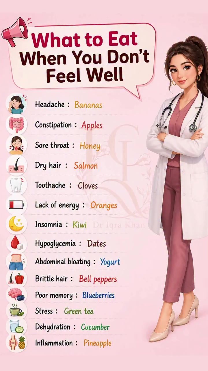 Foods to Eat for Common Ailments