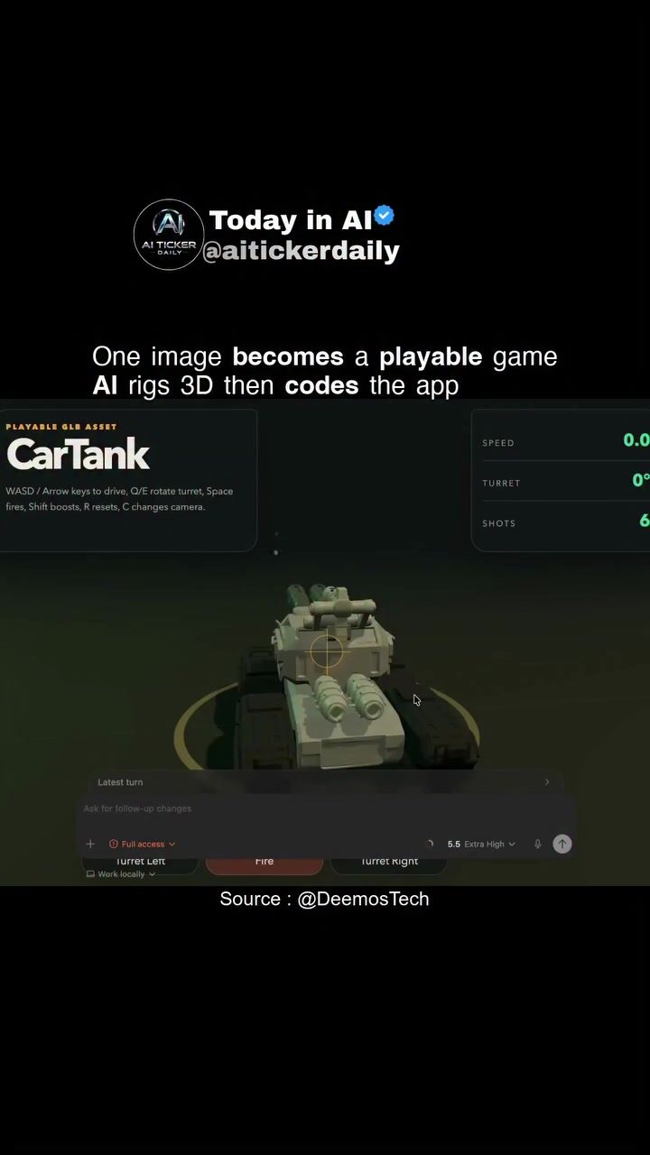 AI's Game Revolution: Image to Playable 3D Game