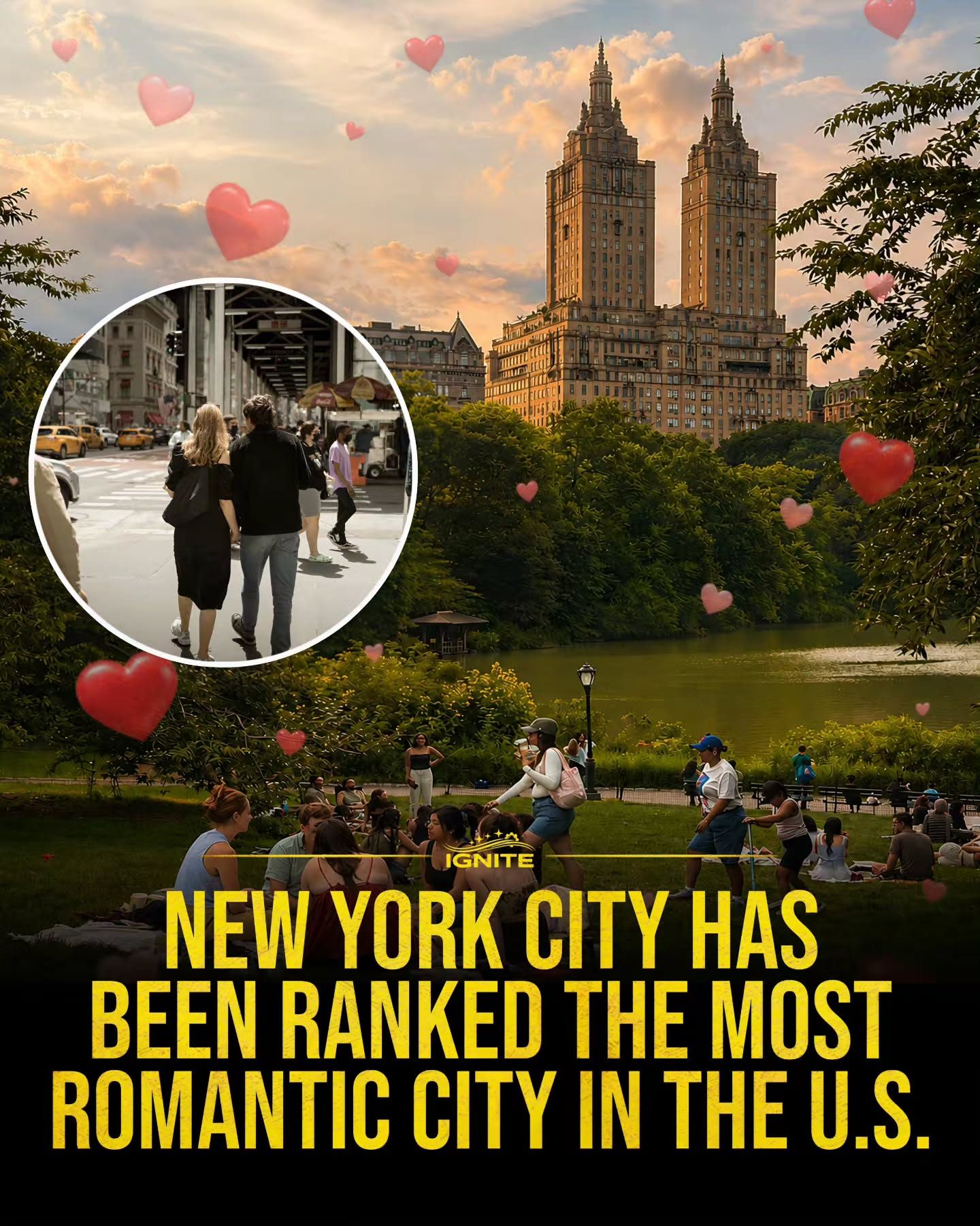New York City Declared America's Most Romantic Metropolis