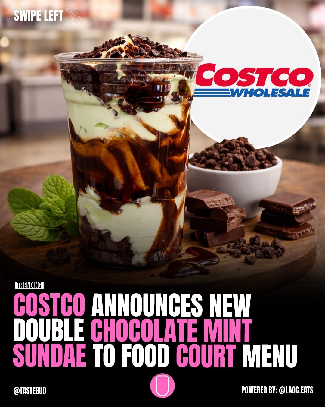 Costco Adds Minty Chocolate Delight to Food Court