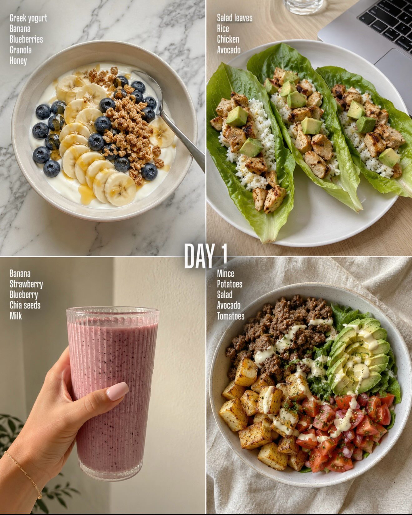Boost Your Nutrition: 4 Days of Easy Meal Prep Ideas