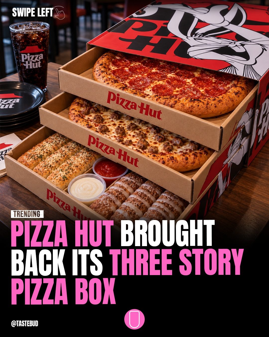 Pizza Hut's Three Story Pizza Box: Football-Themed Offer