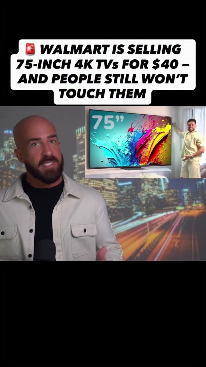 Why Walmart's $40 75-Inch TVs Are Sitting on Shelves