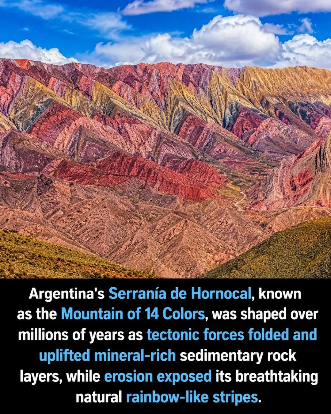 Discover the Geological Marvel of Rainbow Mountain in Argentina