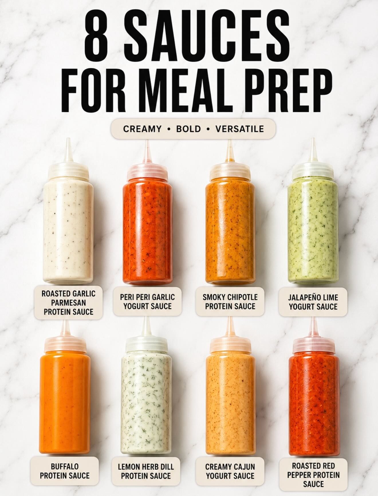 Eight High-Protein Sauces to Revamp Your Meal Prep