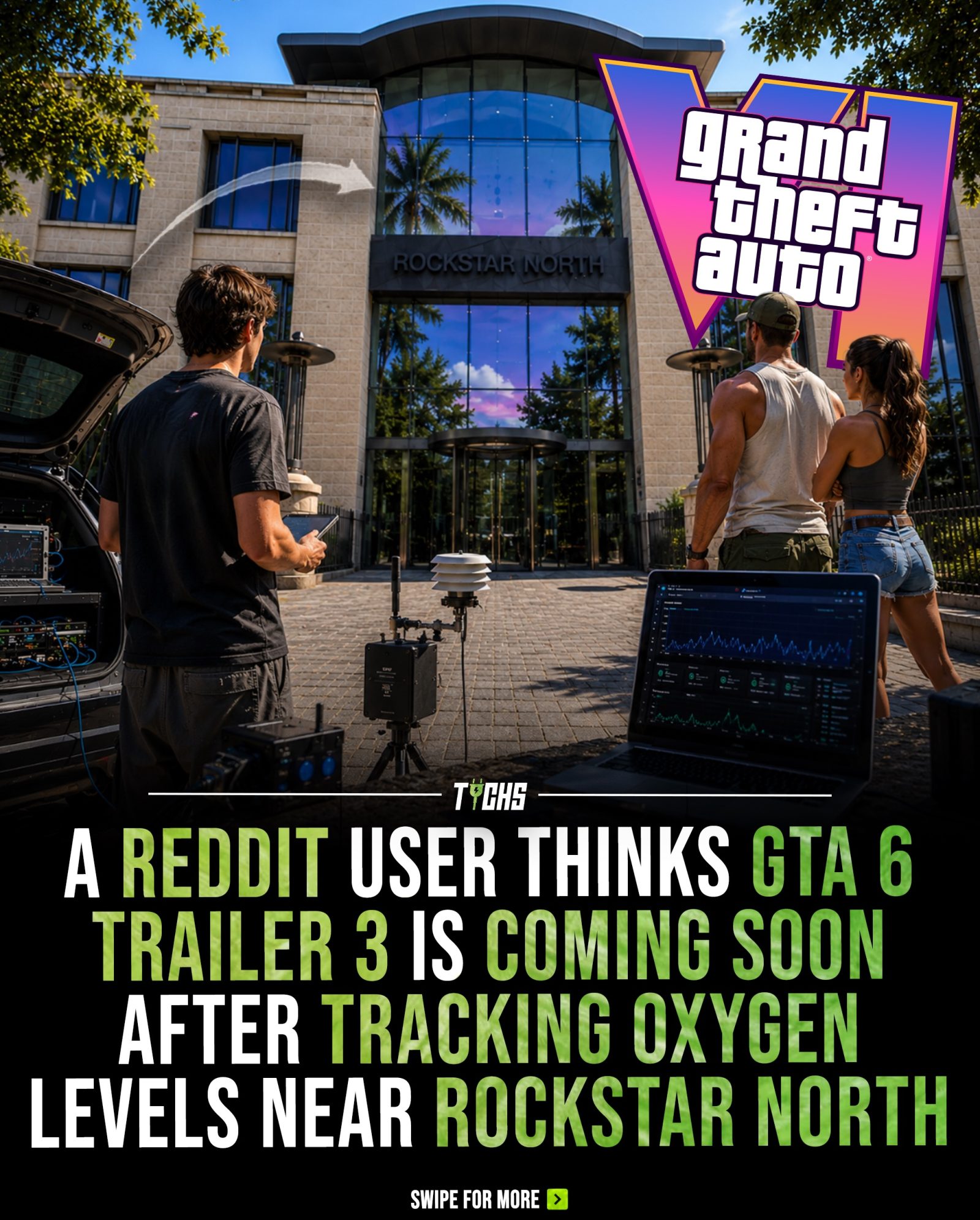 GTA 6 Fans Track Rockstar's Oxygen Levels for Trailer Clues