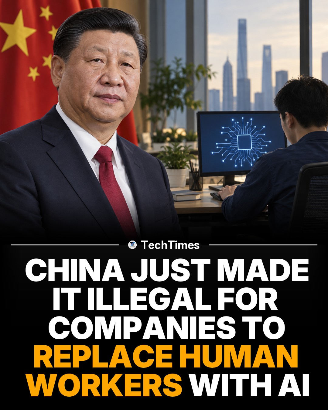 China's New AI Law: Protecting Human Jobs